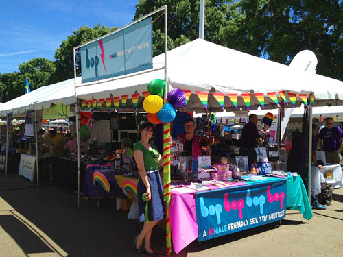 Our booth at Pride 2012