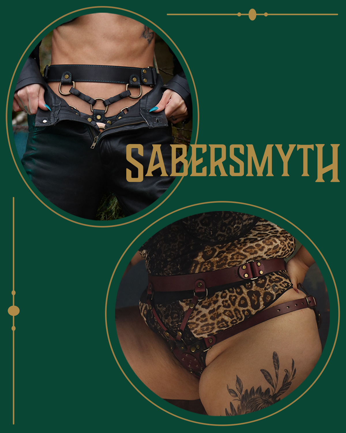 Custom Leather Harness Night with Sabersmyth!
